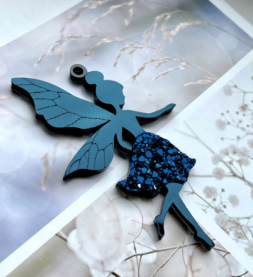 No. 125 Fairy with Crystal Skirt Silicone Mold - image 2