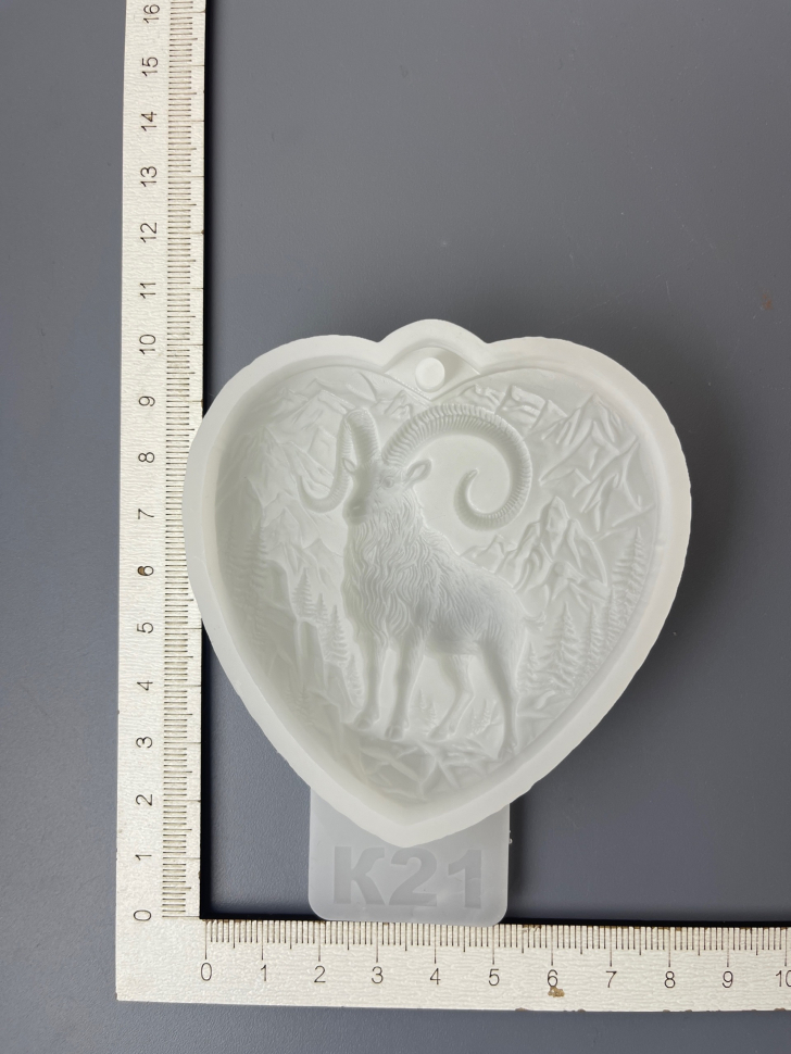 No. K21 Goat Silicone Mold - image 3