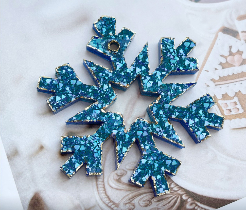No. 242 Snowflake Silicone Mold - image 1