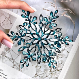 No. 1818 Crystal Snowflake Silicone Mold - image 1