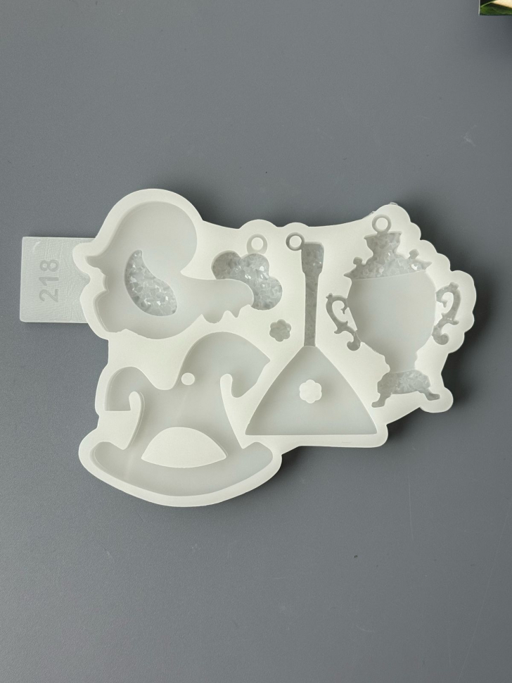 No. 218 Russian Folk Design Silicone Mold - image 3