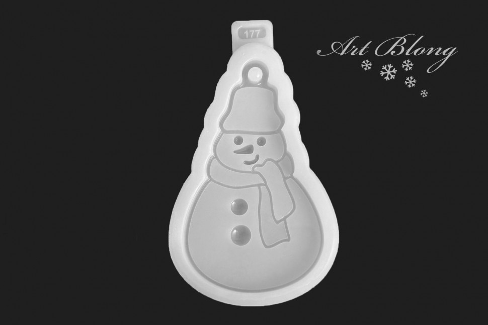 No. 177 Snowman Silicone Mold - image 4