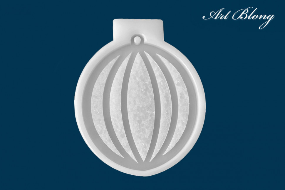 No. 100 Large Crystal Bauble Silicone Mold - image 2