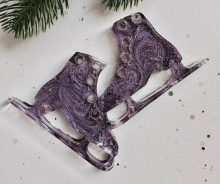 No. 230 Ice Skates Silicone Mold - image 2