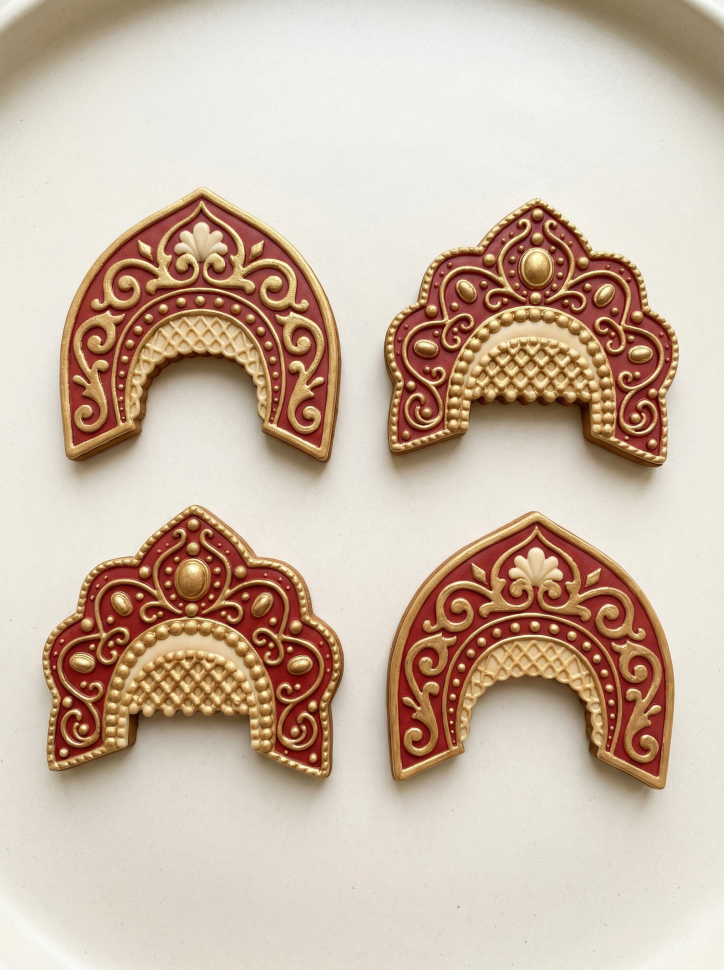 No. 4052 Russian Folk Design Silicone Mold - image 4