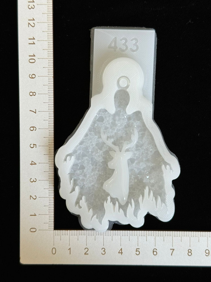 No. 433 Crystal Dementor and Glossy Stag Silicone Mold - image 2