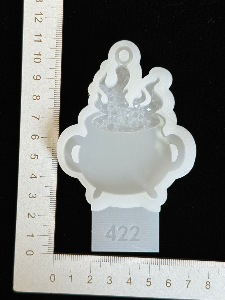 No. 422 Crystal Potion Cauldron Silicone Mold - image 2