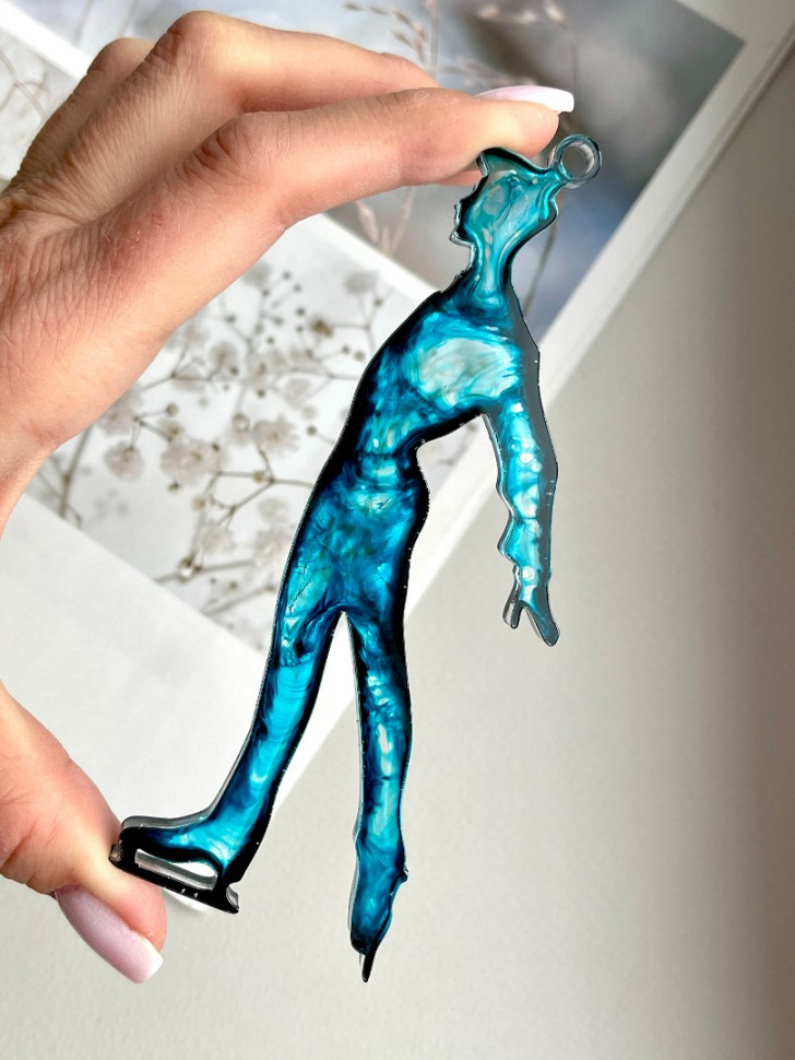 No. 731 Figure Skater Silicone Mold - image 1