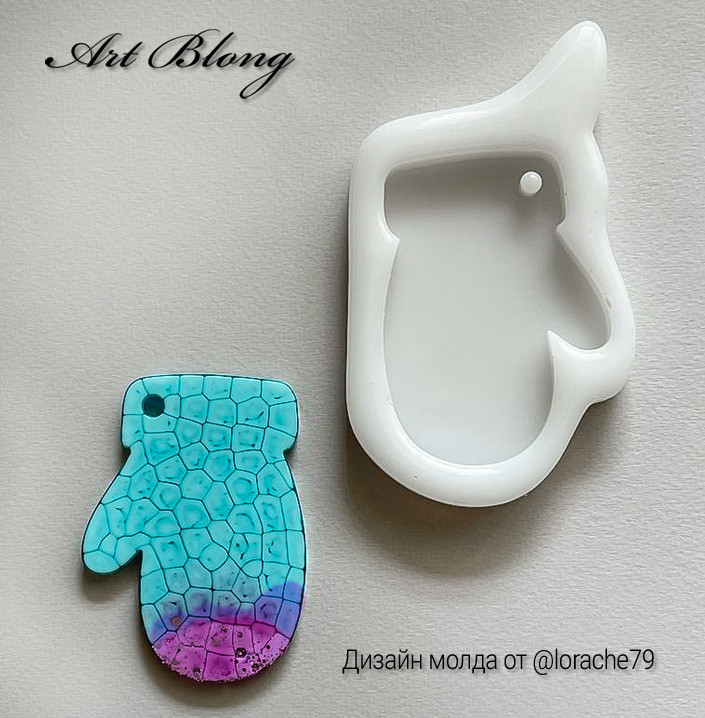 No. 239 Mitten Silicone Mold - image 3