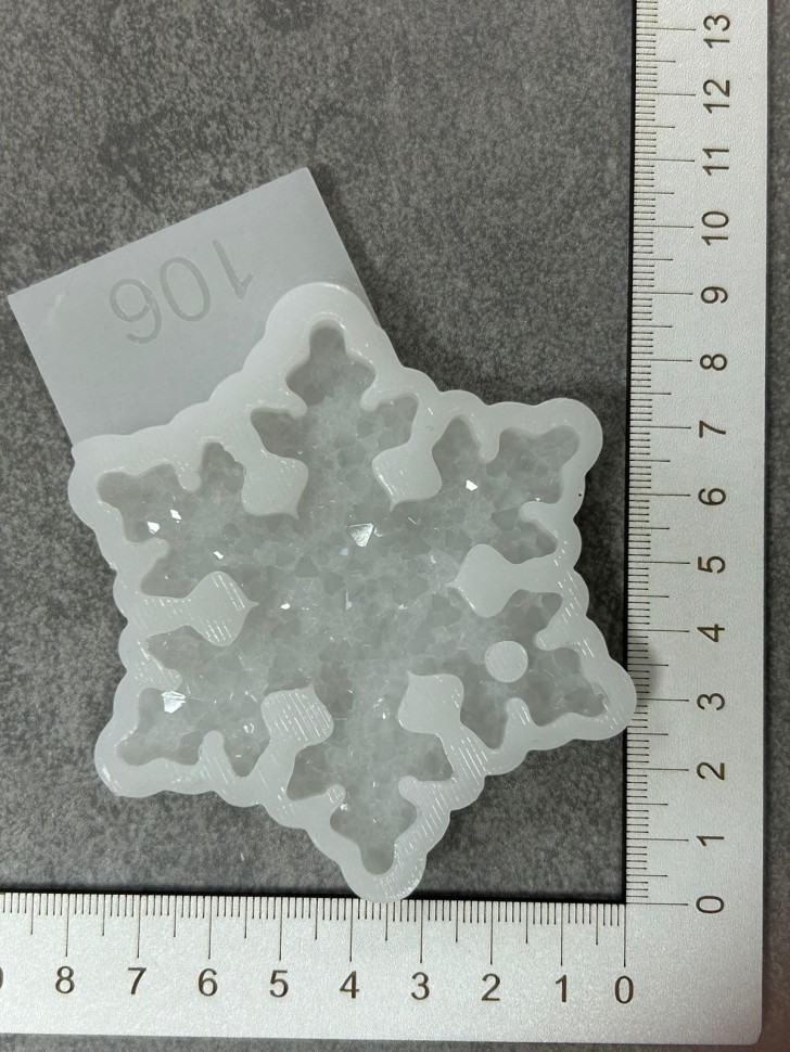 No. 106 Snowflake Silicone Mold - image 2