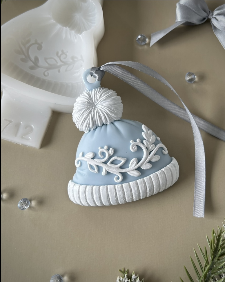 No. 712 Winter Hat Silicone Mold - image 4