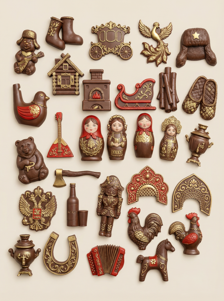 No. 4050 Russian Folk Design Silicone Mold - image 8