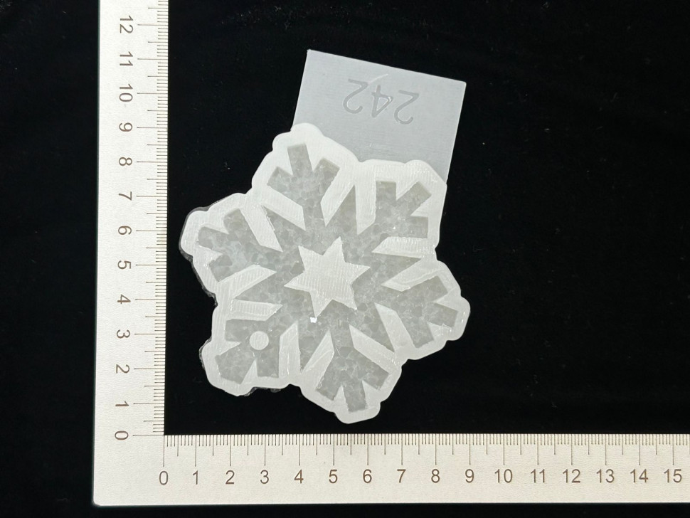 No. 242 Snowflake Silicone Mold - image 2
