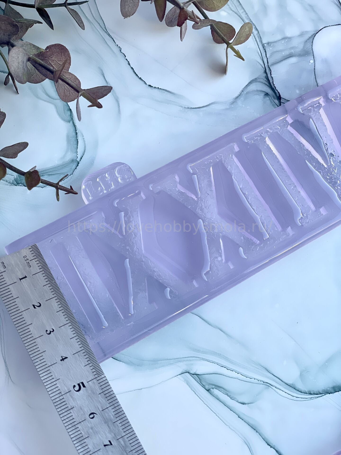 V02 Silicone mold in the form of "Roman numerals for watches" – image 3