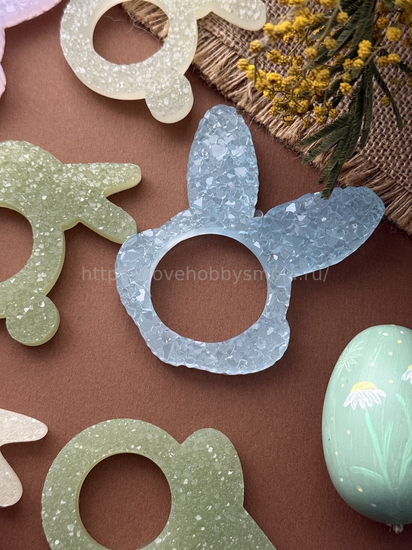 X01 mold egg cup in the shape of a Rabbit – image 1