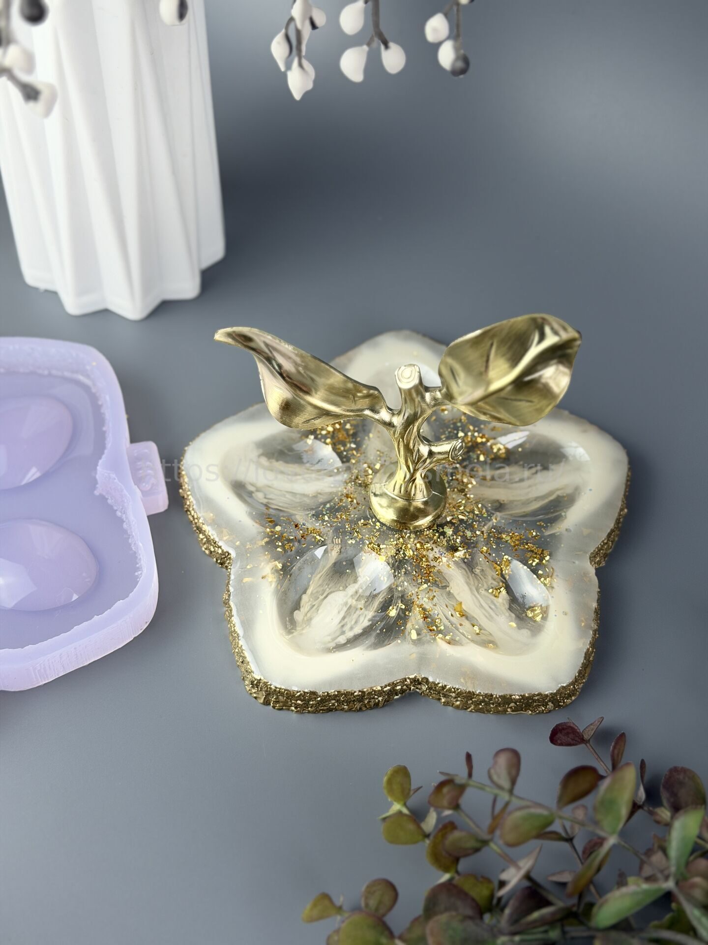 X07 Mold silicone Easter egg cup Flower – image 3