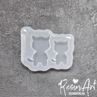 No. 654 Cats Silicone Mold - image 1
