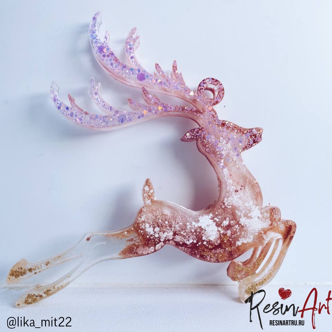 No. 576 Christmas Ornament Reindeer Silicone Mold - image 29