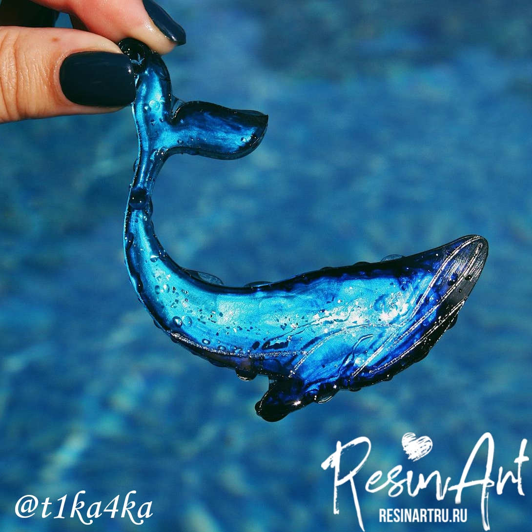 No. 598 Christmas Ornament Whale Silicone Mold - image 3