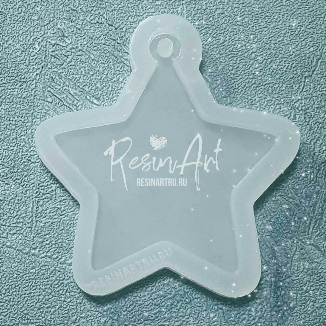 No. 433-S Christmas Ornament Star Silicone Mold - image 2