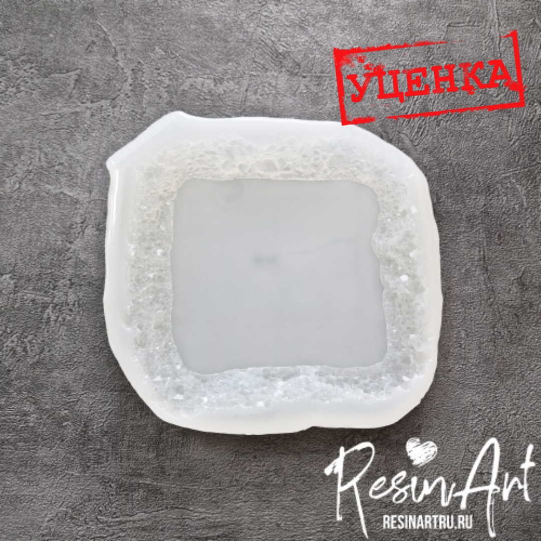 No. 239-U Coaster with Crystal Edge No. 19 Silicone Mold - image 2