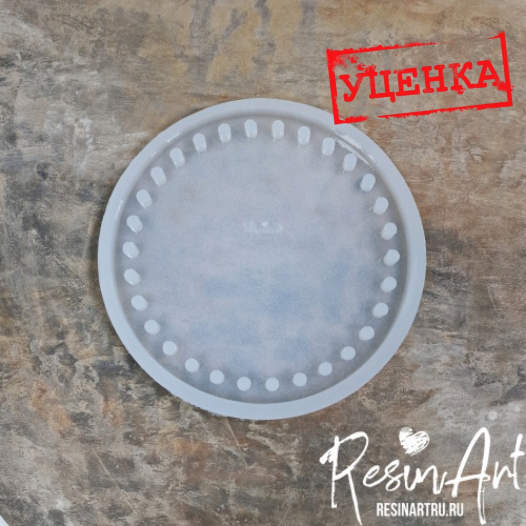 No. 639-U Handbag (Circle 17 cm) Silicone Mold - image 1