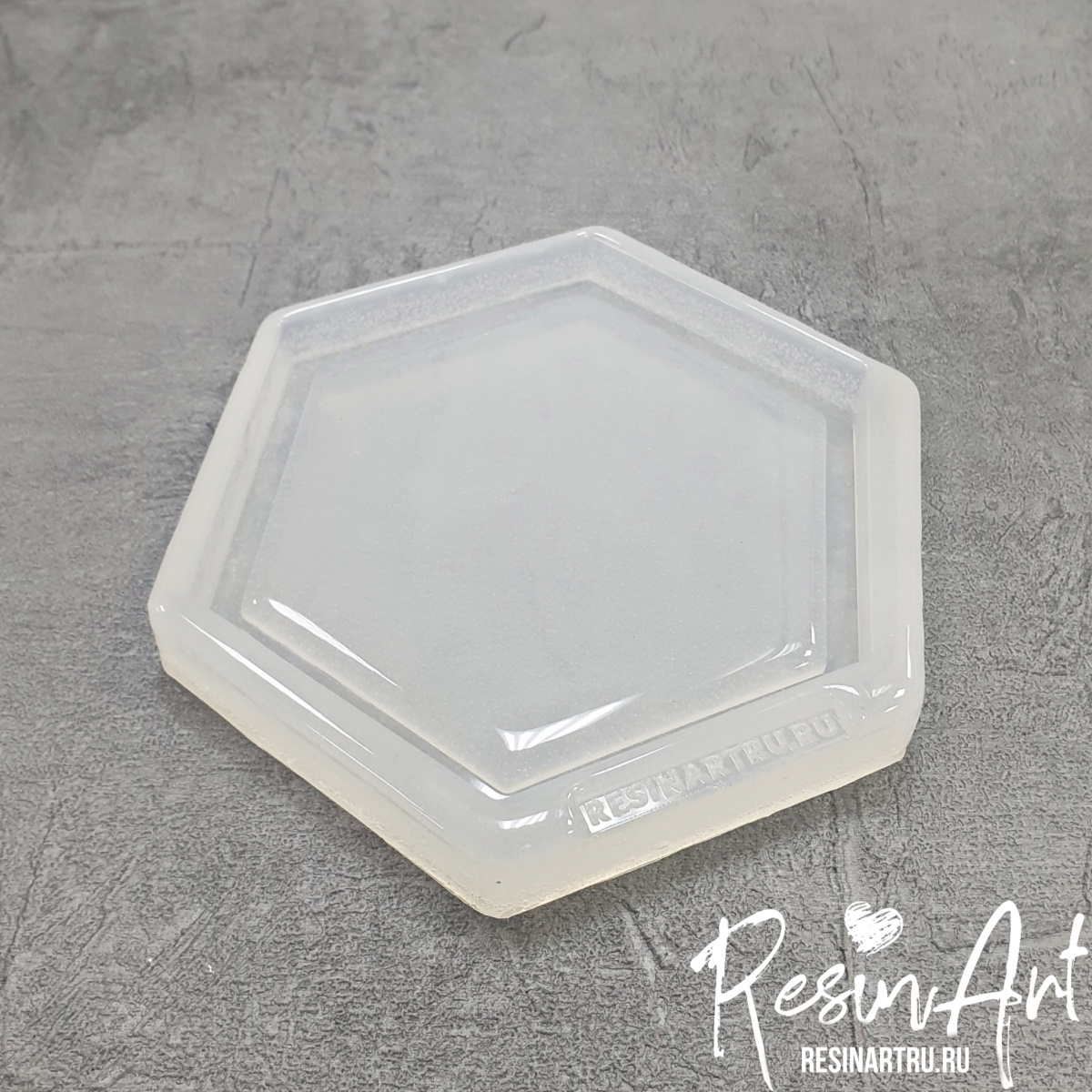 No. 323-S Rimmed Mold No. 1 - Hexagon Silicone Mold - image 2