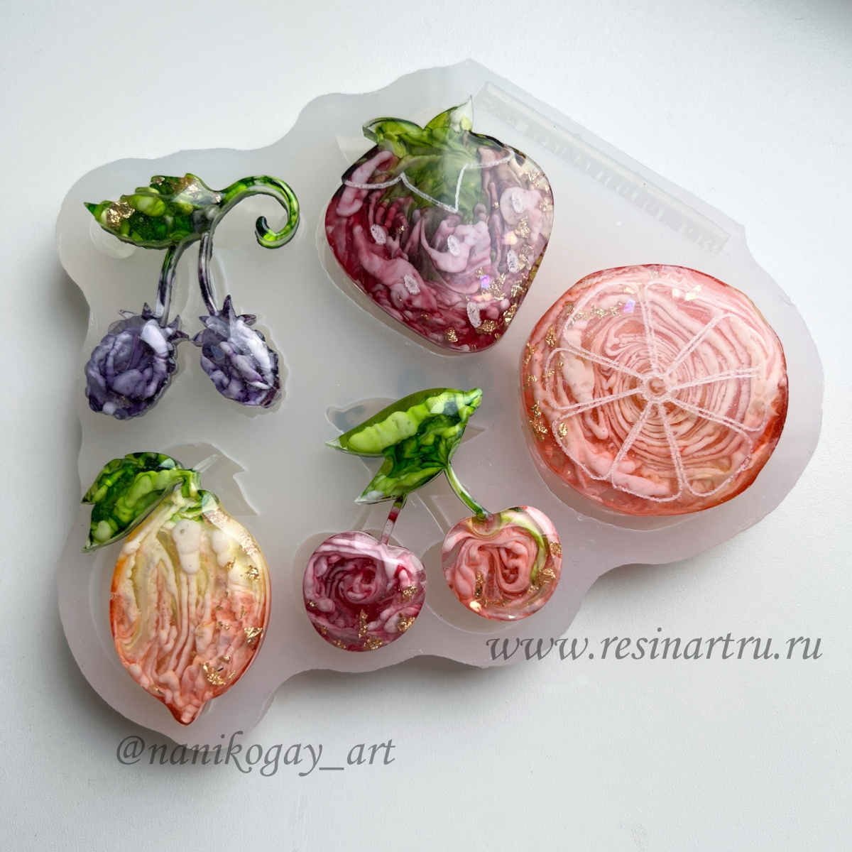 No. 903 Brooch Set Silicone Mold - image 3