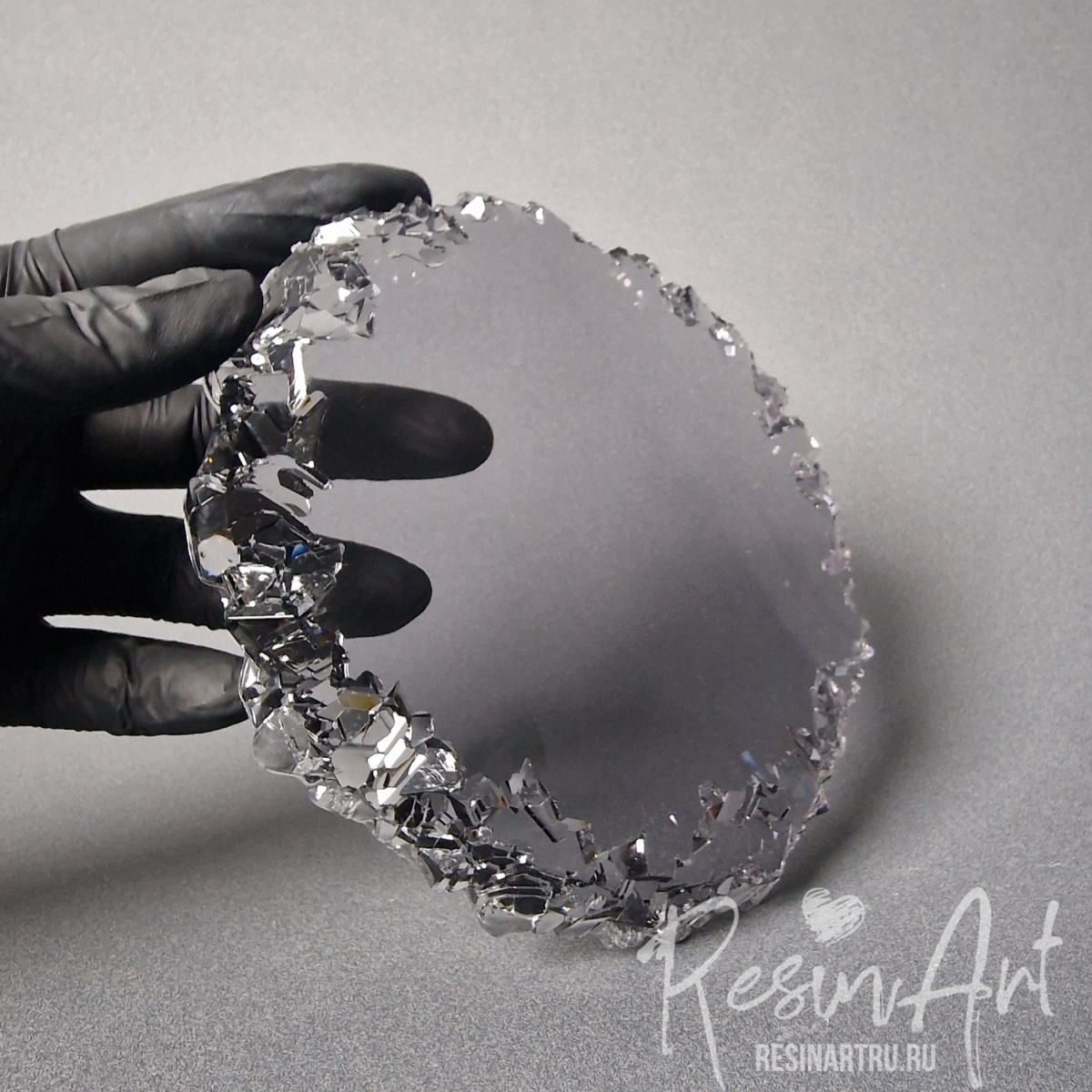 No. 878 Coaster with Crystal Edge Silicone Mold - image 6