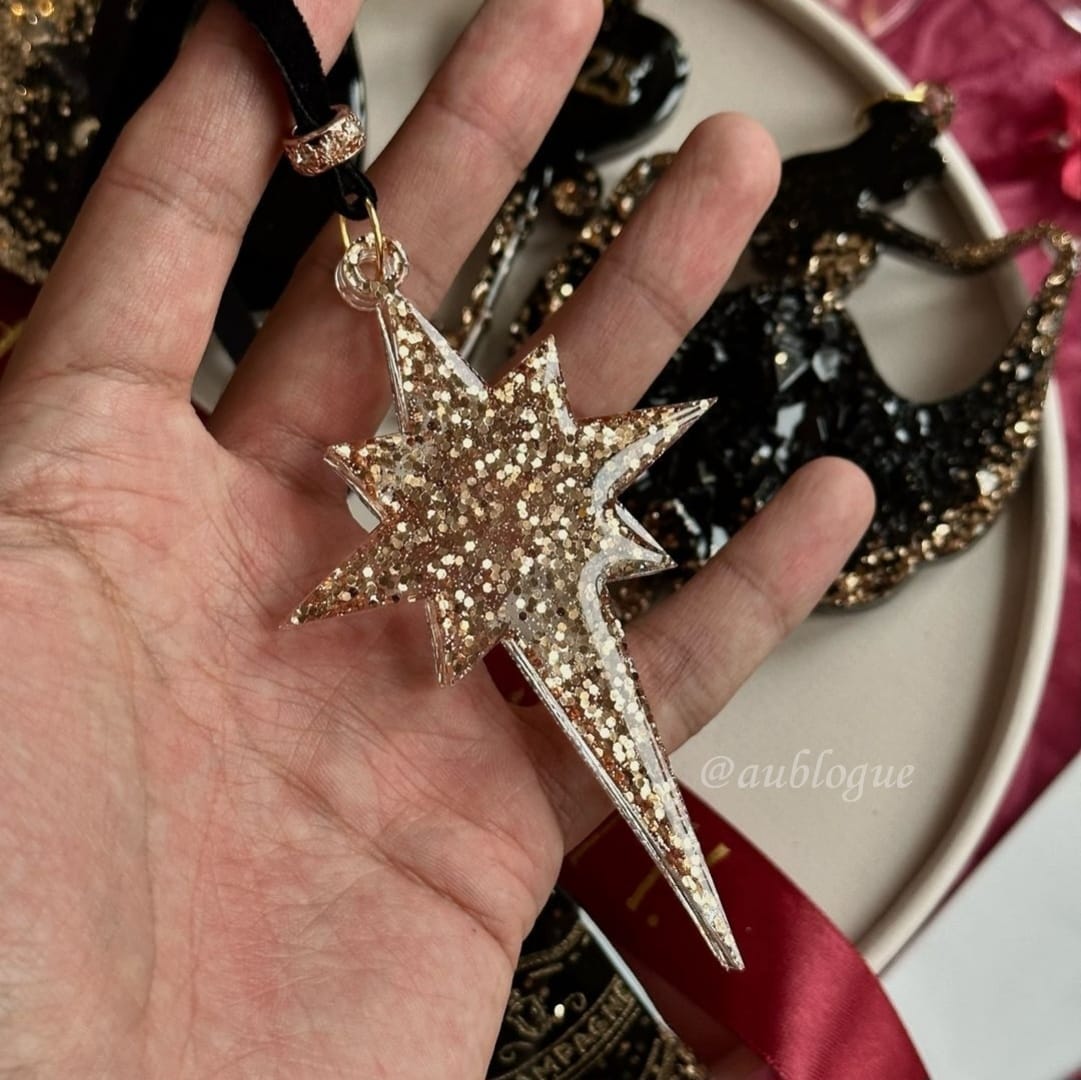 No. 622 Christmas Ornament Christmas Star Silicone Mold - image 12