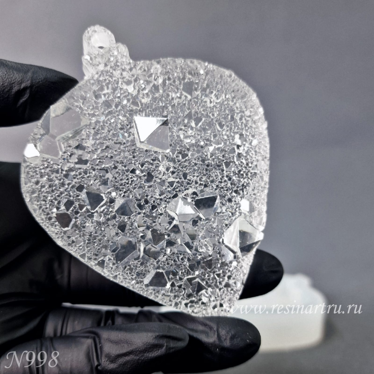 No. 998-S Christmas Ornament Crystal Silicone Mold - image 3