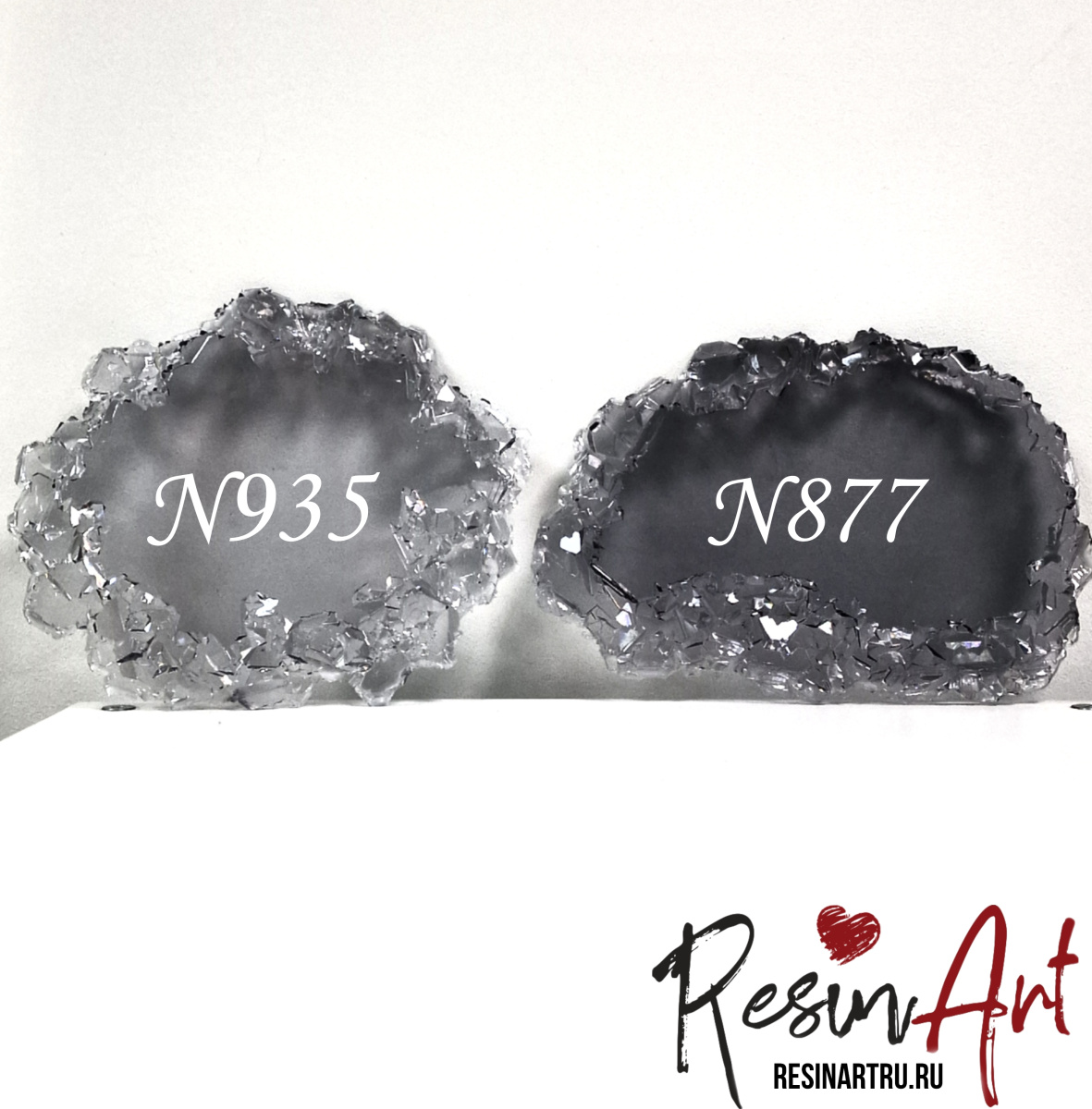 No. 935 Coaster / Serving Board with Crystal Edge Silicone Mold - image 6