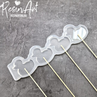 No. 689 Candy - Ducklings (Set) Silicone Mold - image 1