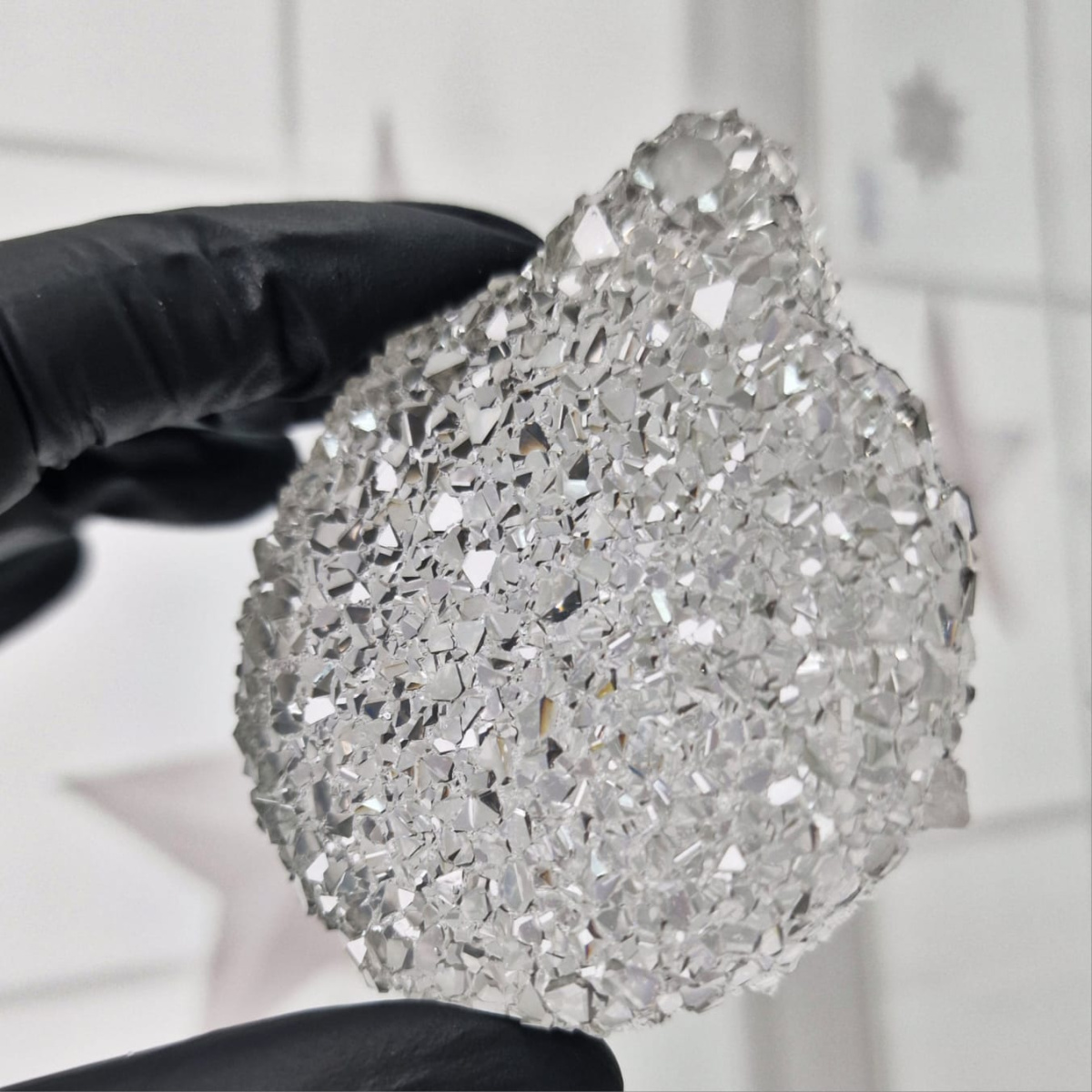 No. 858 Christmas Ornament Crystal Bauble (6.2 cm) Silicone Mold - image 6