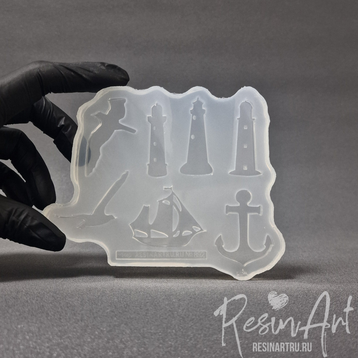 No. 892 Brooch Set Silicone Mold - image 2
