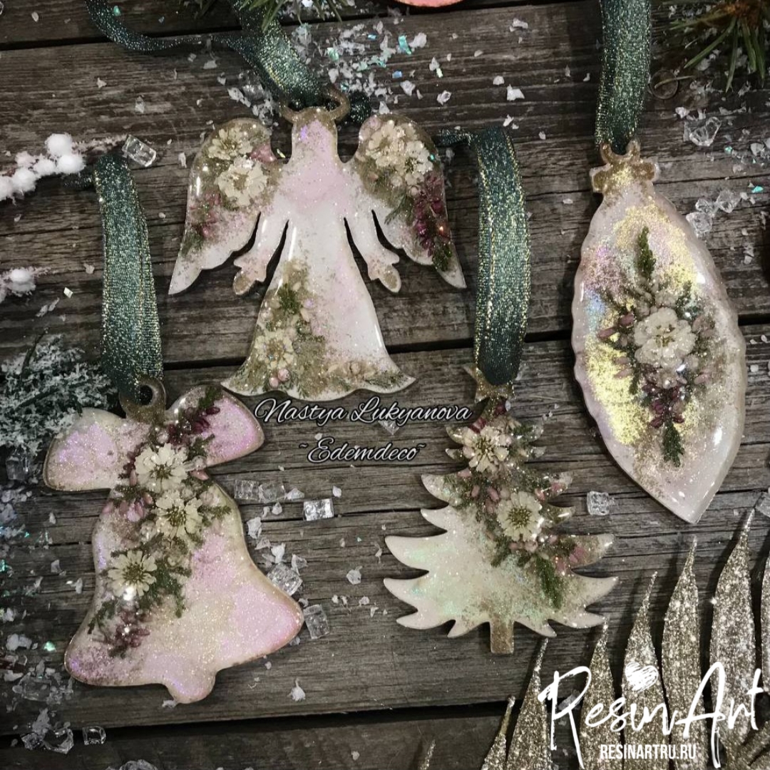 No. 439 Christmas Ornament Angel No. 3 Silicone Mold - image 9