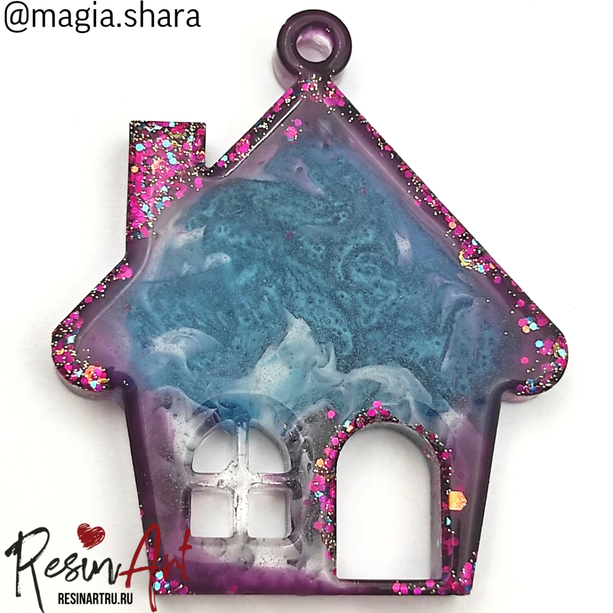 No. 438 Christmas Ornament House No. 2 Silicone Mold - image 22