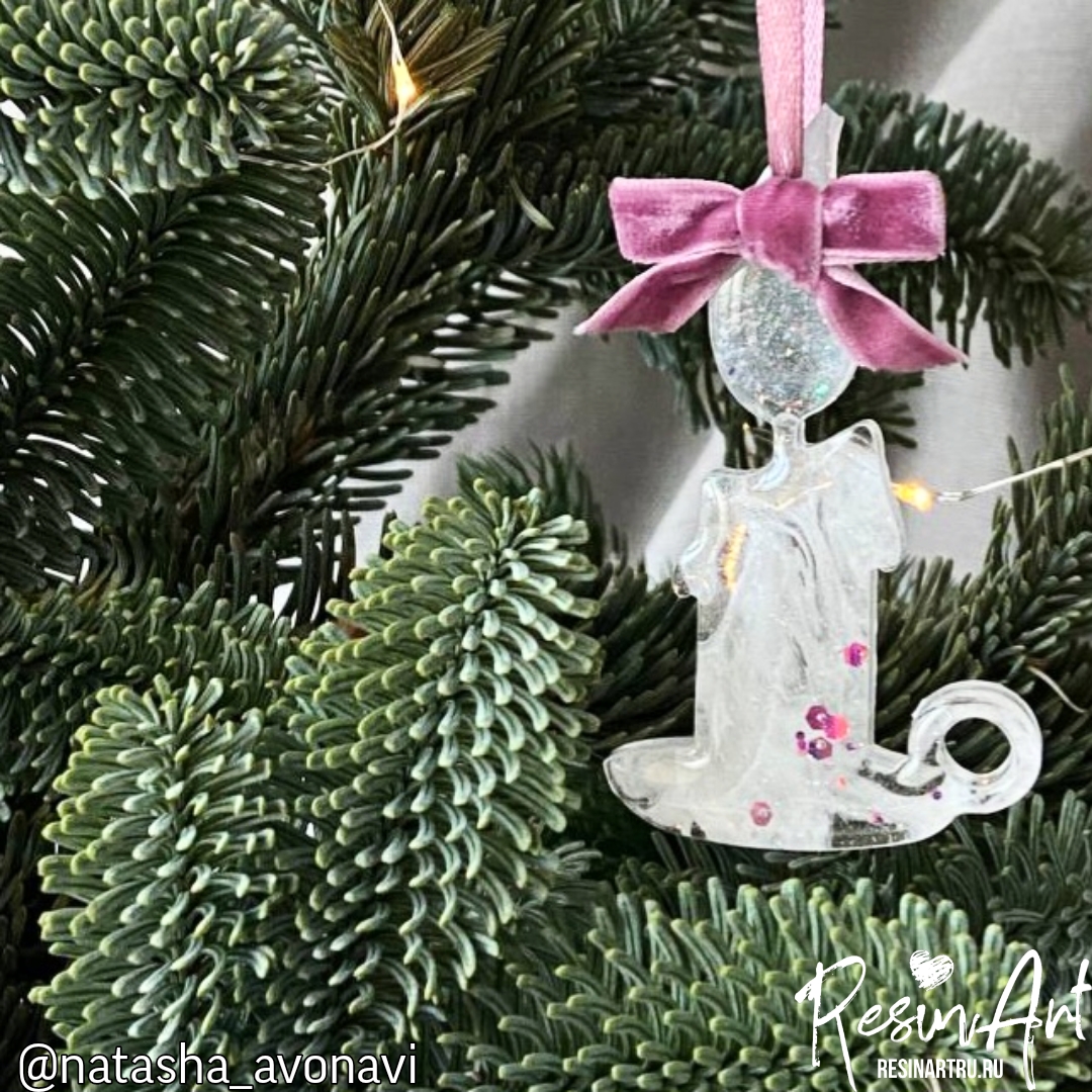 No. 577 Christmas Ornament Candle Silicone Mold - image 7