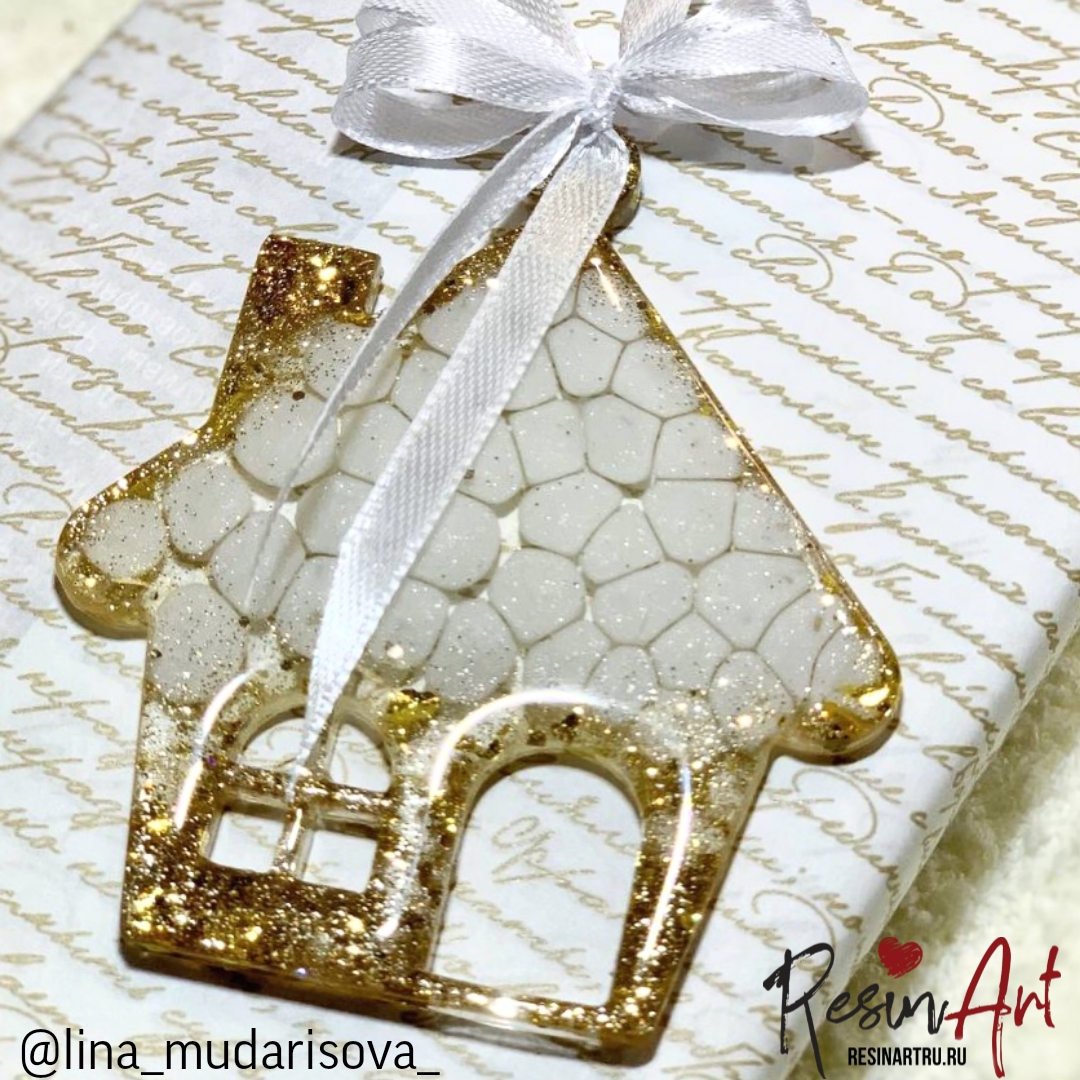 No. 438 Christmas Ornament House No. 2 Silicone Mold - image 18