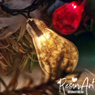 No. 631 Christmas Ornament Garland Light Bulbs Silicone Mold - image 1