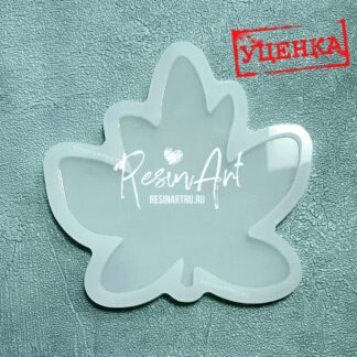 Coaster Maple Leaf No. 3 Silicone Mold - image 1