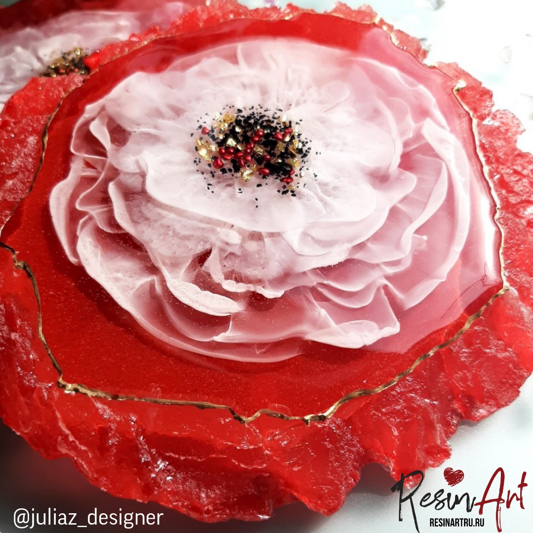 No. 227 Coaster with Organic Edge No. 2 Silicone Mold - image 24