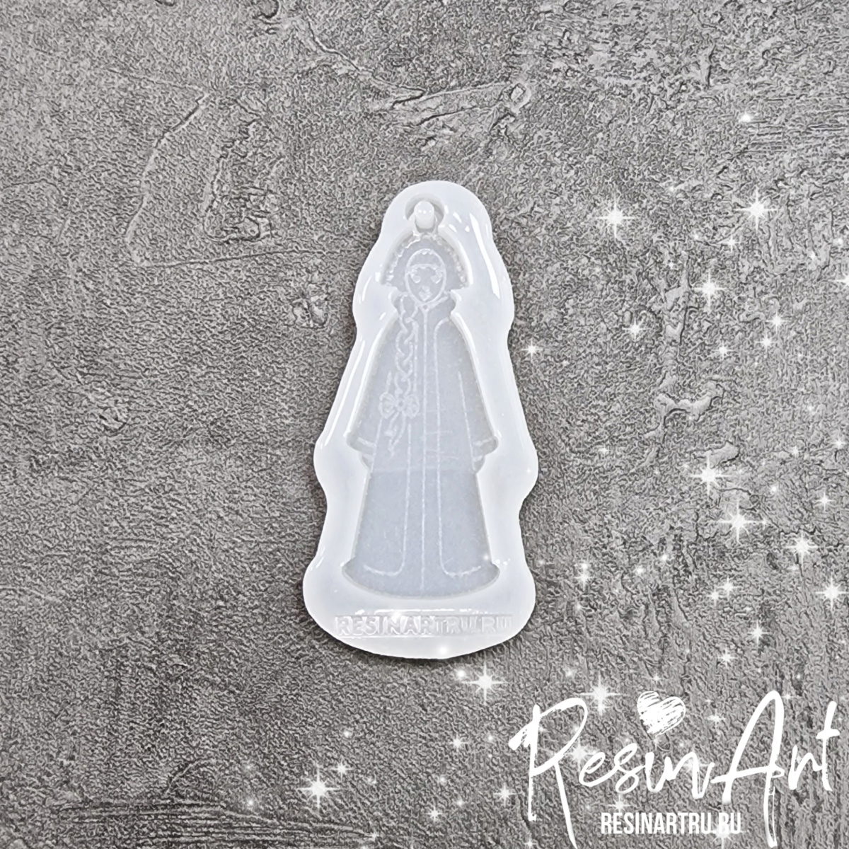 No. 578-S Christmas Ornament Snow Maiden Silicone Mold - image 2