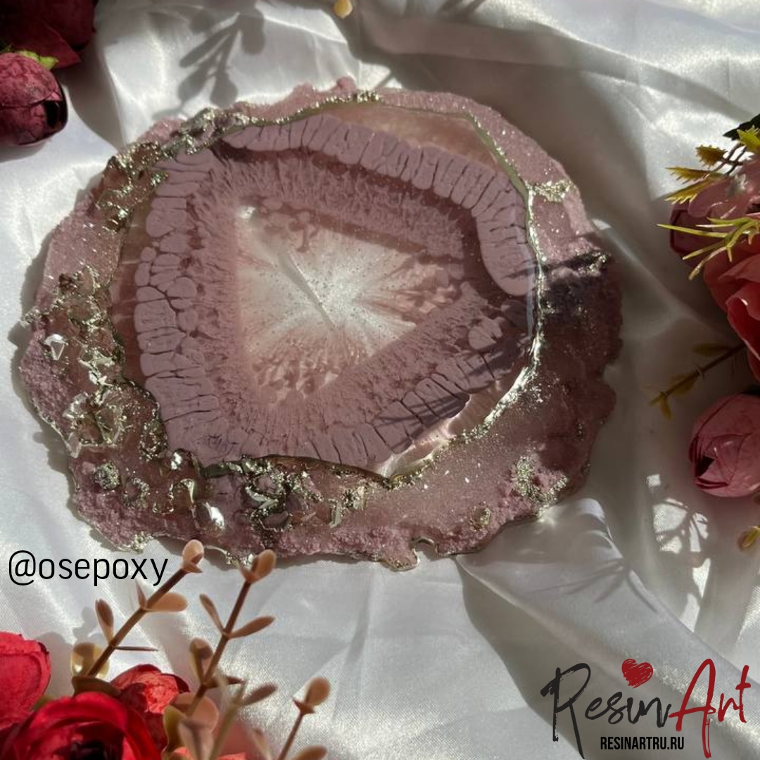 No. 232 Coaster with Crystal Edge No. 12 Silicone Mold - image 12