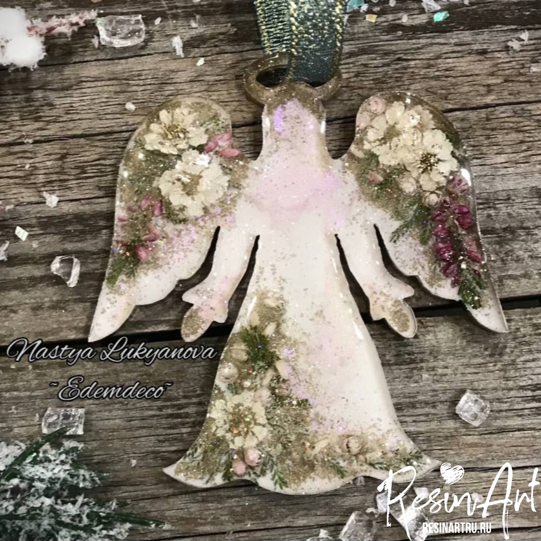 No. 439 Christmas Ornament Angel No. 3 Silicone Mold - image 8