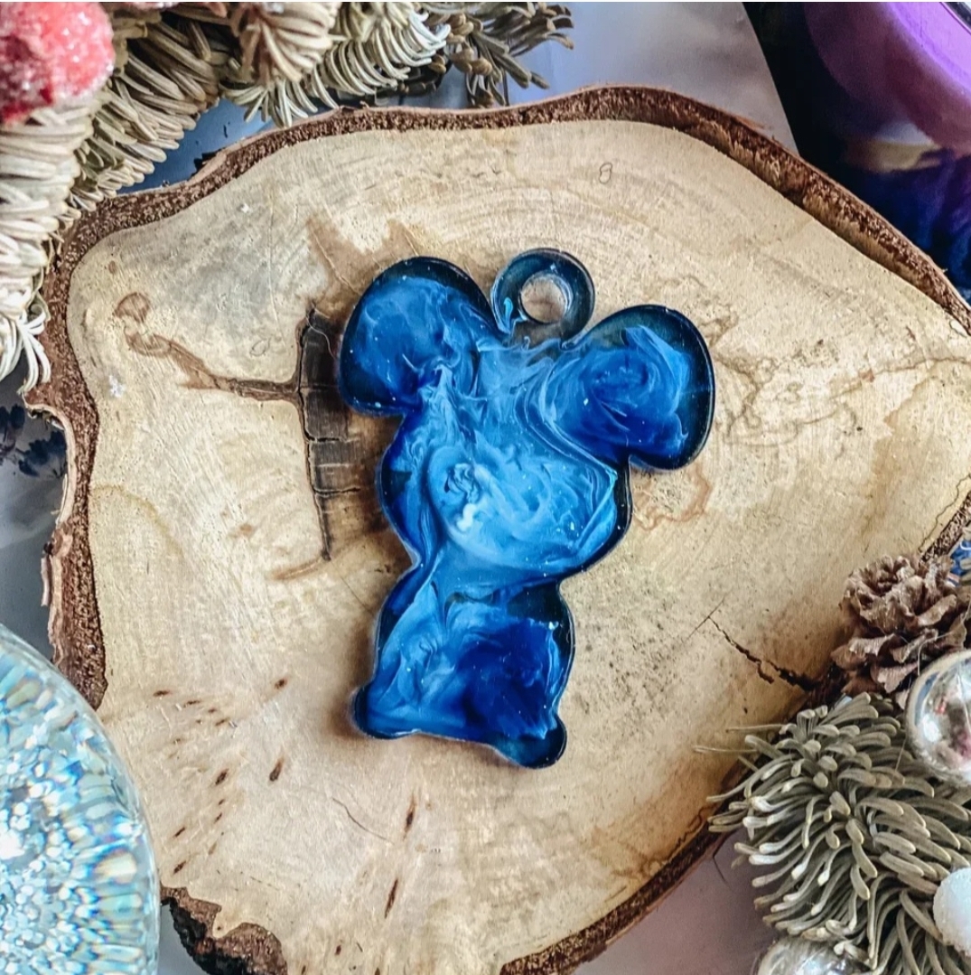 No. 426-S Christmas Ornament Mouse Silicone Mold - image 1