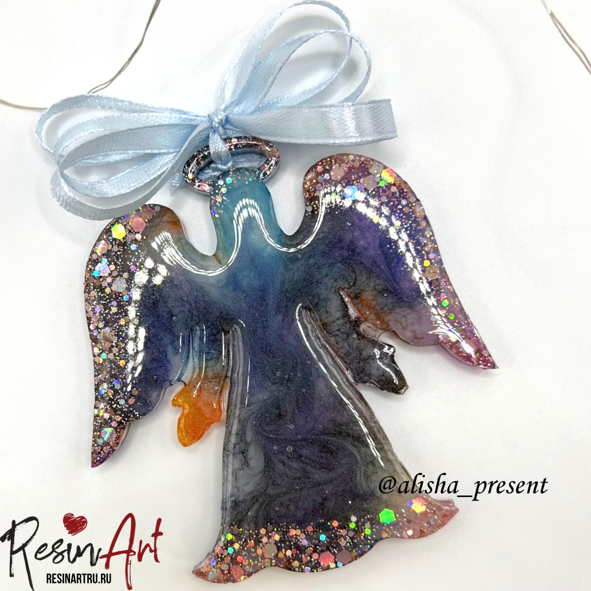No. 439 Christmas Ornament Angel No. 3 Silicone Mold - image 10