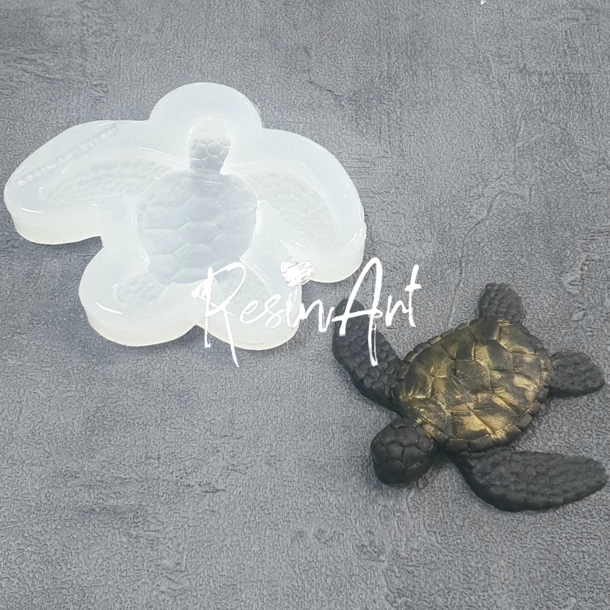No. 338 Turtle No. 2 3D (Small) Silicone Mold - image 1