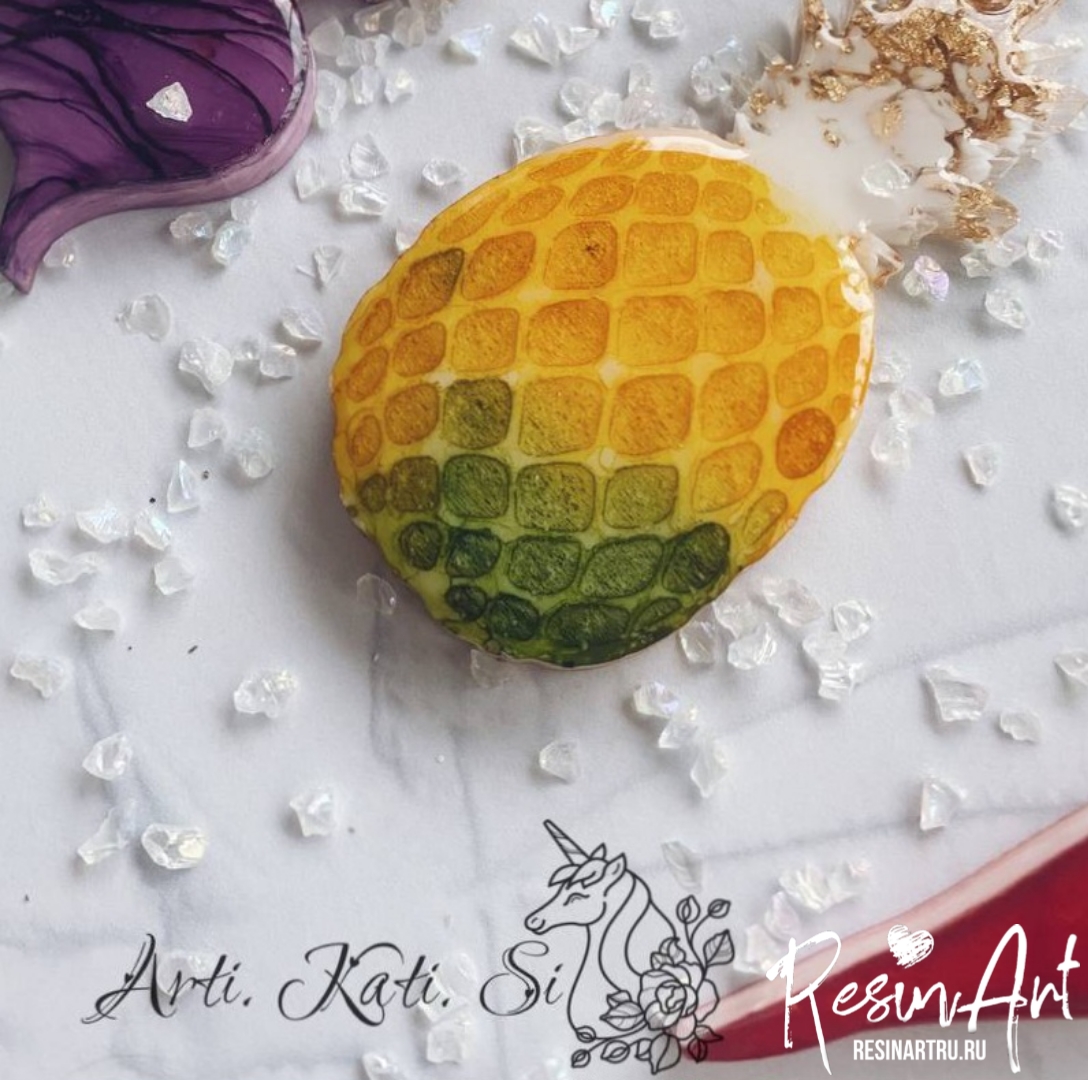 No. 626-S Christmas Ornament Pineapple Silicone Mold - image 3