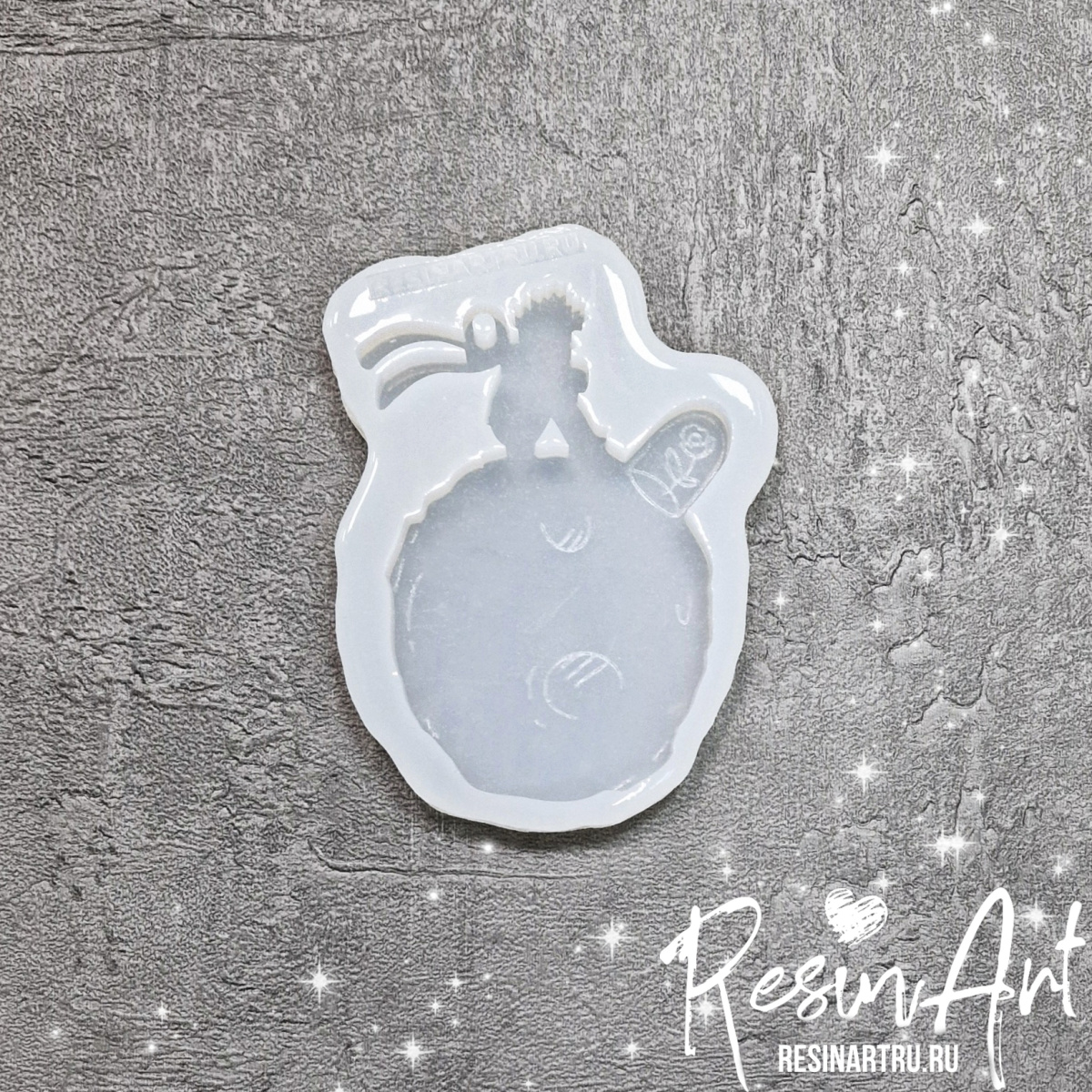 No. 595-S Christmas Ornament Little Prince Silicone Mold - image 2